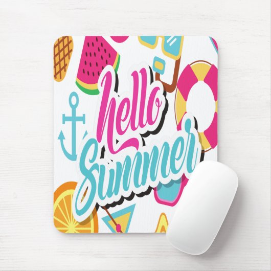 Hello Summerマウスパッド マウスパッド (マウス)