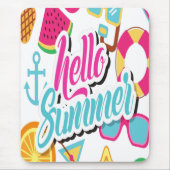 Hello Summerマウスパッド マウスパッド (正面)