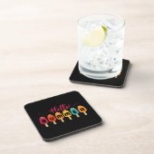 Hello Summer カラフル Popsicle コースター (右側)