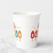 Hello Summer カラフル Popsicle 紙コップ (左)