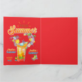 Hello Summer カード (内部)