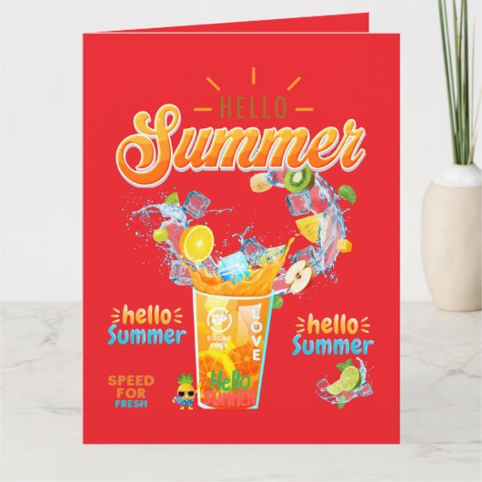 Hello Summer カード (正面)