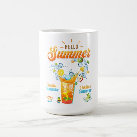Hello Summer コーヒーマグカップ (中央)