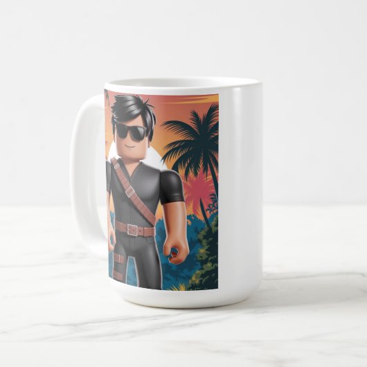 Hello summer  コーヒーマグカップ (正面左)