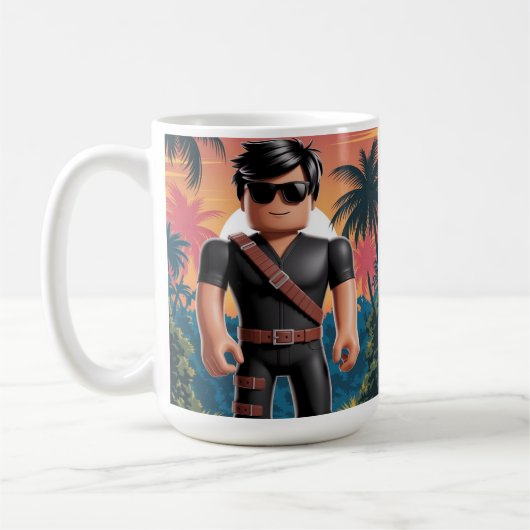 Hello summer  コーヒーマグカップ (左)