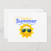 「Hello Summer」サンシャイン ポストカード (正面/裏面)