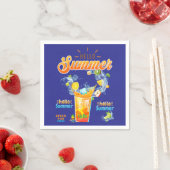 Hello Summer スタンダードカクテルナプキン (インサイチュ)