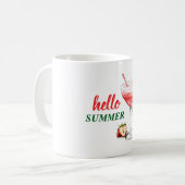Hello Summer | ストロベリーカクテルマグ コーヒーマグカップ (正面左)