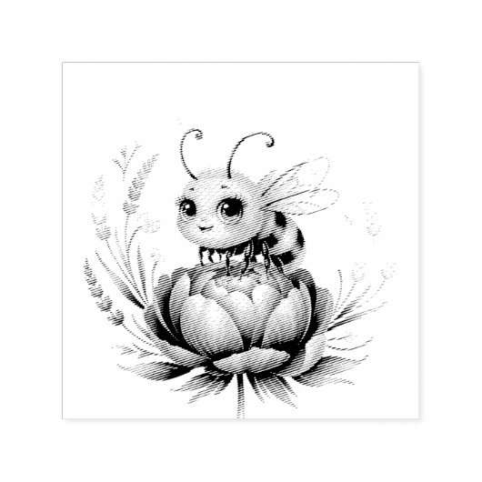 Hello summer セルフインキングスタンプ (デザイン)