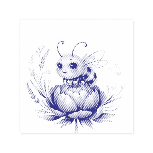 Hello summer セルフインキングスタンプ (デザイン)