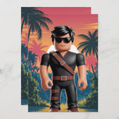 Hello summer セーブザデート (正面/裏面)