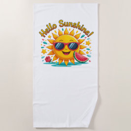 Hello Summer  ビーチタオル