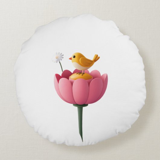 Hello summer ラウンドクッション (裏面)