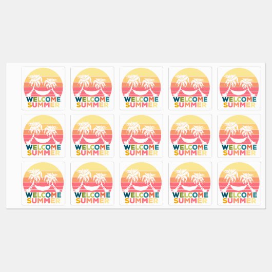HELLO SUMMER.ラベル ラベル (シート)