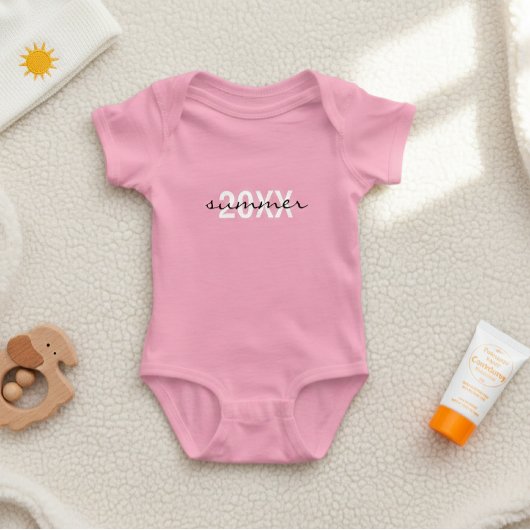 Hello Summer 2026 Personalized Bodysuit for Babies ベビーボディスーツ