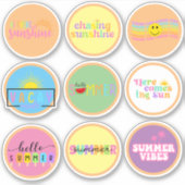 Hello Summer and Sunshine シール (正面)