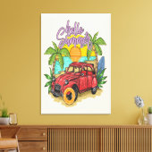 Hello Summer Artwork 2024 キャンバスプリント (インサイチュ (リビング))