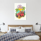 Hello Summer Artwork 2024 キャンバスプリント (インサイチュ (寝室))
