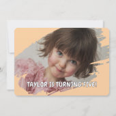 Hello Summer Birthday Party 招待状 (裏面)