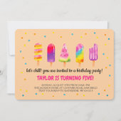 Hello Summer Birthday Party 招待状 (正面)