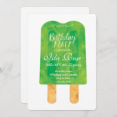 Hello Summer Birthday Party 招待状 (正面/裏面)