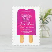 Hello Summer Birthday Party 招待状 (スタンド正面)