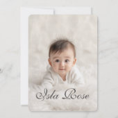 Hello Summer Birthday Party 招待状 (裏面)