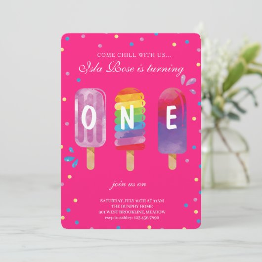 Hello Summer Birthday Party 招待状 (スタンド正面)