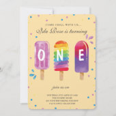 Hello Summer Birthday Party 招待状 (正面)