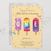 Hello Summer Birthday Party 招待状 (正面/裏面)