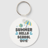 Hello Summer Bye School Acrylic Keychain キーホルダー (裏面)