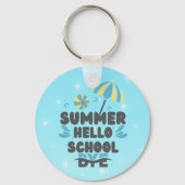 Hello Summer Bye School Acrylic Keychain キーホルダー (正面)