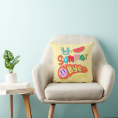 Hello Summer Bye School Throw Pillow クッション (椅子)