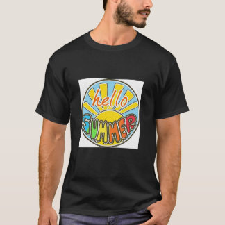 Hello Summer | Colorful Summer Vibes Design Tシャツ