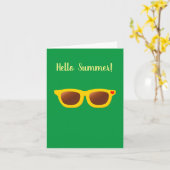 Hello Summer Greeting Card カード (黄色い花)