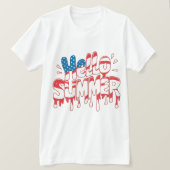 Hello Summer Happy Last Day  Tシャツ (デザイン正面)