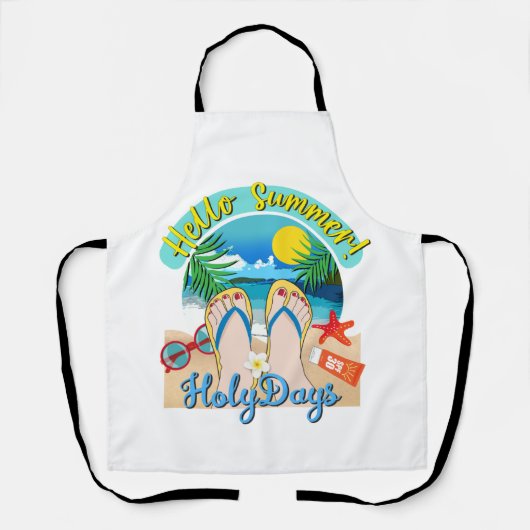 Hello Summer - HolyDays エプロン (正面)