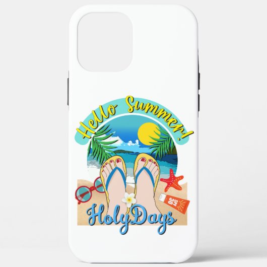 Hello Summer - HolyDays Case-Mate iPhoneケース (裏面)