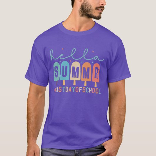 Hello Summer Last Day School Tシャツ (正面)