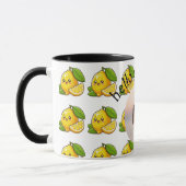 Hello Summer Lemon Custom Photo Mug Gift マグカップ (左)