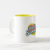 Hello Summer Mug ツートーンマグカップ (正面左)