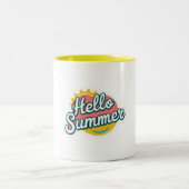 Hello Summer Mug  ツートーンマグカップ (中央)