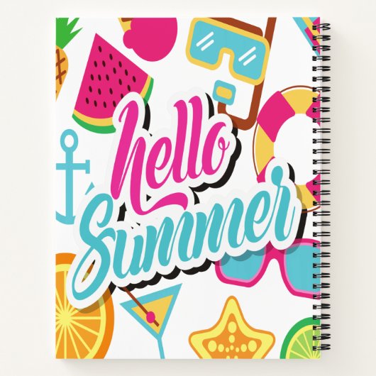 Hello Summer Notebook ノートブック (裏面)