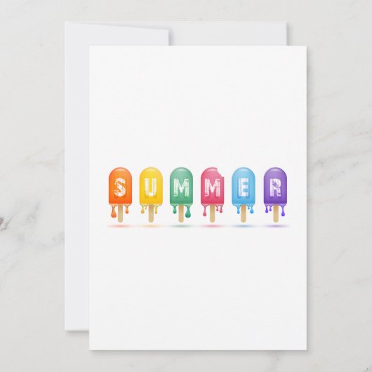 hello summer party 招待状 (裏面)