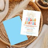 Hello Summer Party, Tropical School end Party  招待状