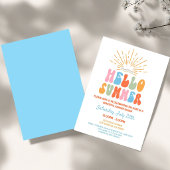 Hello Summer Party, Tropical School end Party  招待状