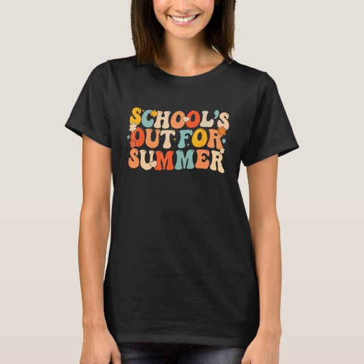 Hello Summer School s Out For Summer Teacher Summe Tシャツ (正面)