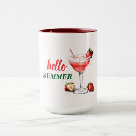 Hello Summer | Strawberry Cocktail Combo Mug マグカップ