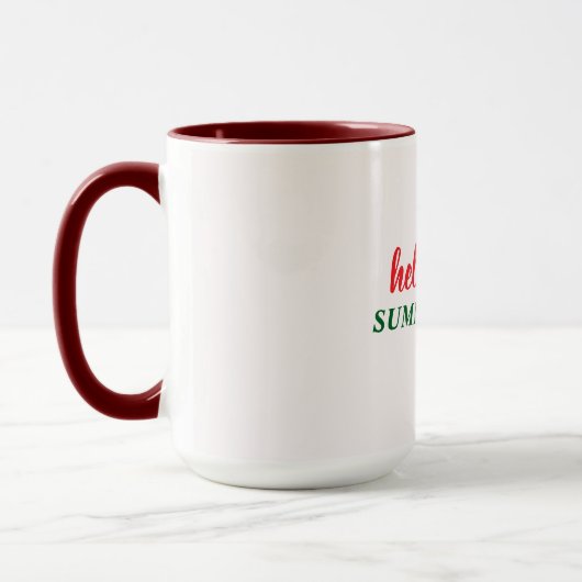 Hello Summer | Strawberry Cocktail Combo Mug マグカップ (左)