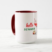 Hello Summer | Strawberry Cocktail Combo Mug マグカップ (正面左)